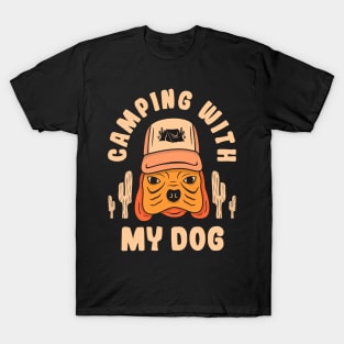 Wilderness Explorers - Camping with My Dog Tee T-Shirt